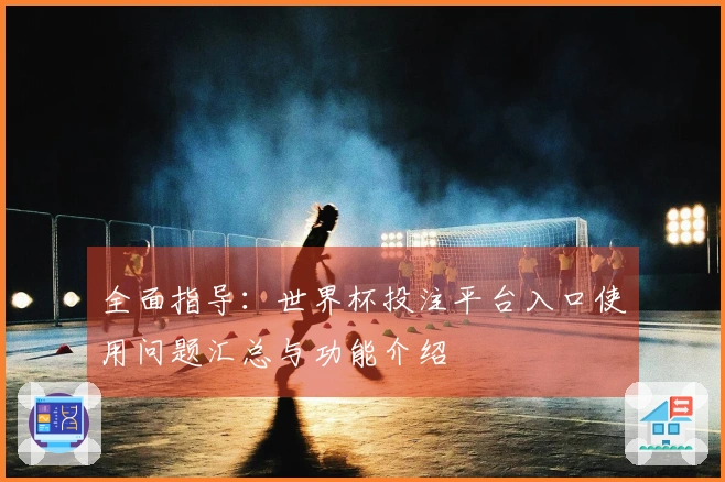 全面指导：世界杯投注平台入口使用问题汇总与功能介绍